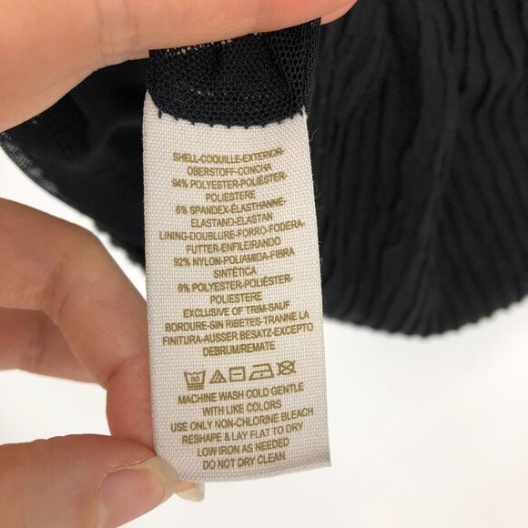 Free people Black textured “Looking for a  Stud” studded 3/4 sleeve mini dress - Picture 6 of 16